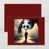 Spirit Animal Panda 2 Briefkaart (Voorkant / Achterkant)