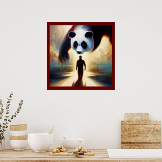 Spirit Animal Panda 2 Poster (Keuken)