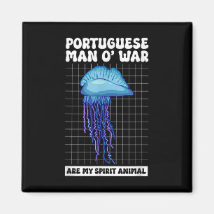 Spirit Animal Portugees Mannen van de oorlog Magneet