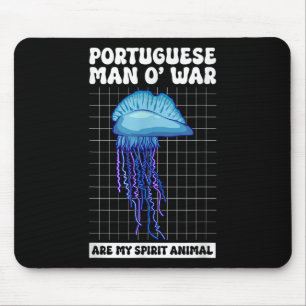 Spirit Animal Portugees Mannen van de oorlog Muismat