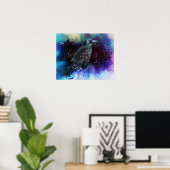 Spirit Animal Stardust Raven Poster (Thuiskantoor)
