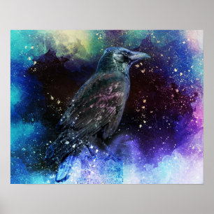Spirit Animal Stardust Raven Poster