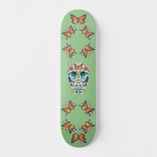 Spirit Animal Sugar Skull en Butterfly Skateboard