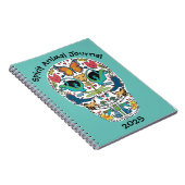 Spirit Animal Sugar Skull Notitieboek Journal (Rechterzijde)