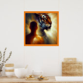 Spirit Animal Tiger 2 Poster (Keuken)