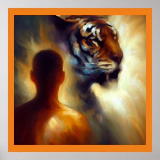 Spirit Animal Tiger 2 Poster (Voorkant)