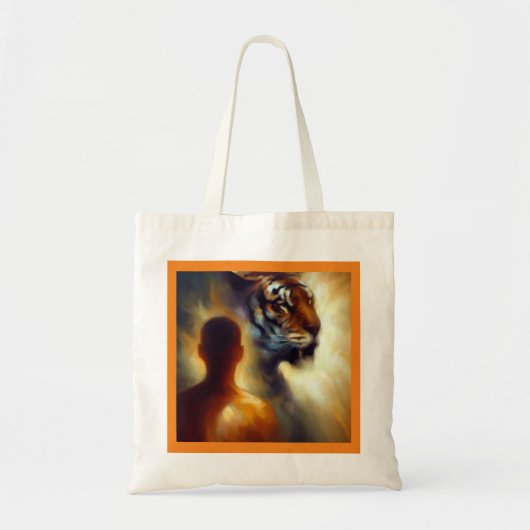 Spirit Animal Tiger 2 Tote Bag (Voorkant)