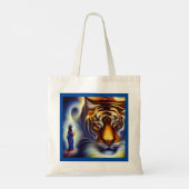 Spirit Animal Tiger 4 Canvas tas (Achterkant)