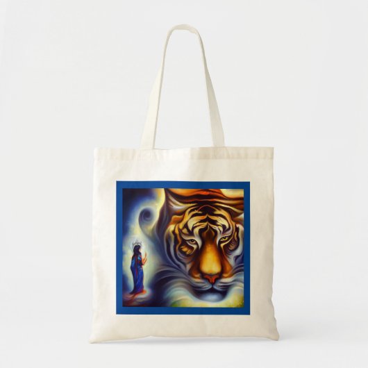 Spirit Animal Tiger 4 Canvas tas (Voorkant)