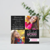 Spirit Banner Two Photo Afstuderen Kaart (Staand voorkant)