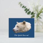 "Spirit Bear" Cadeaus Briefkaart (Staand voorkant)