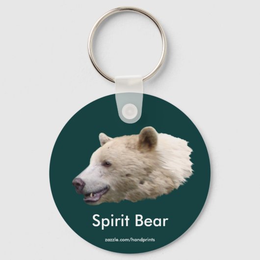 "Spirit Bear" Kermode-beer-sleutelhanger Sleutelhanger (Voorkant)