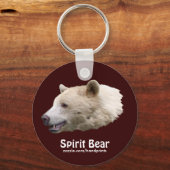 "Spirit Bear" Kermodei Beer Sleutelhanger (Voorkant)