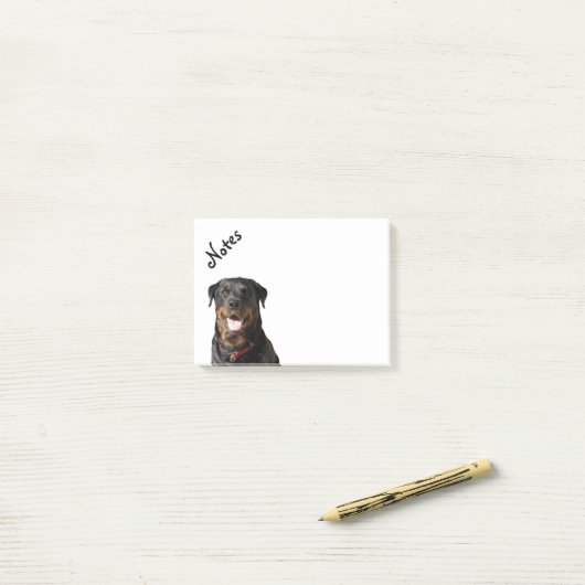 Spirit Beauful Rottweiler Post-it® Notes (Op bureau)