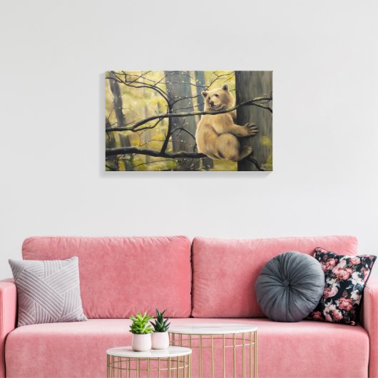 Spirit Beer Canvas Drukt Beer Kermode (Insitu (Woonkamer))