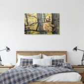 Spirit Beer Canvas Drukt Beer Kermode Afdruk (Insitu (Slaapkamer))