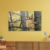 Spirit Beer Canvas Drukt Beer Kermode Afdruk (Insitu (Woonkamer))