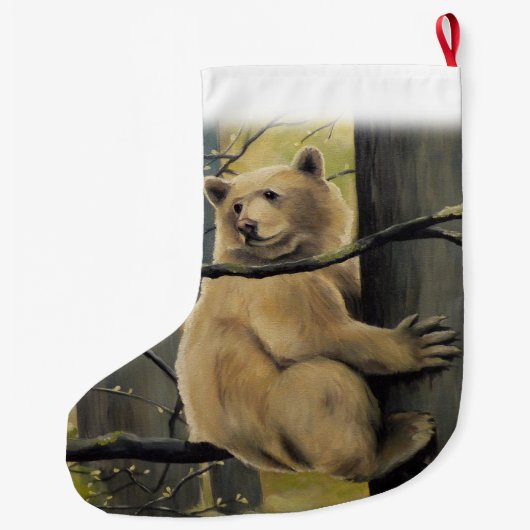 Spirit Beer kerststaart kermode stoppen Grote Kerstsok (Achterkant)