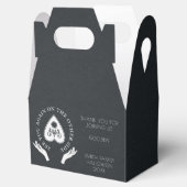 Spirit Board Celestial Black & White Halloween Fav Bedankdoosjes (Geopend)