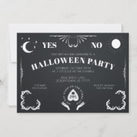 Spirit Board Celestial Black & White Halloween