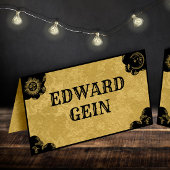 Spirit Board Gothic,  gevouwen plaats kaart Plaatskaartje