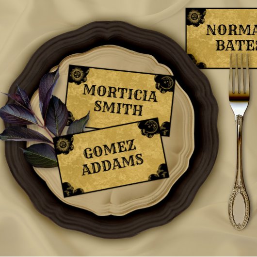 Spirit Board Gothic,  gevouwen plaats kaart Plaatskaartje