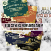 Spirit Board Gothic Halloween Wedding of Shower Kaart