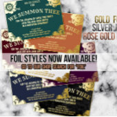 Spirit Board Gothic Halloween Wedding of Shower Kaart