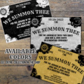 Spirit Board Gothic Halloween Wedding of Shower Kaart