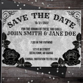Spirit Board Gothic Halloween Wedding of Shower Sa Save The Date