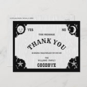 Spirit Board Halloween Dank je Briefkaart (Voorkant / Achterkant)