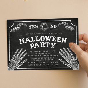 Spirit Board Halloween-feest uitnodiging