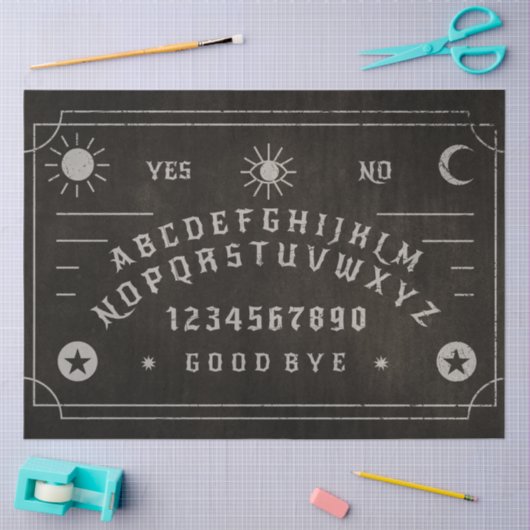 Spirit Board Halloween griezelig Decoupage papier (Craft)