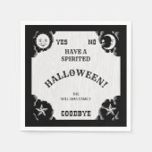 Spirit Board Halloween Paper Napkin Servet (Voorkant)