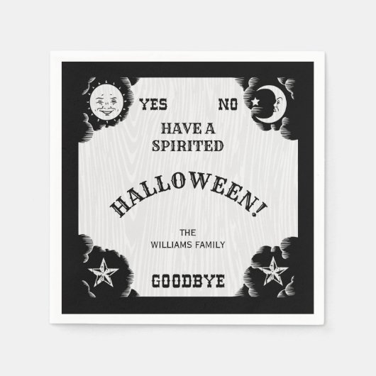 Spirit Board Halloween Paper Napkin Servet (Voorkant)