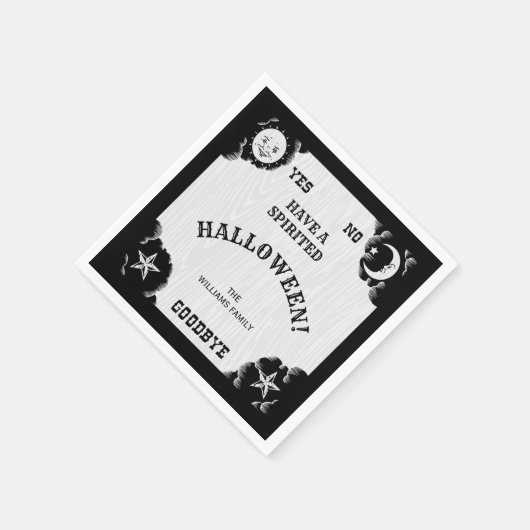 Spirit Board Halloween Paper Napkin Servet (Hoek)