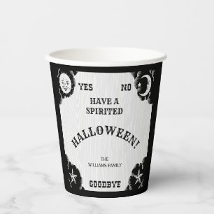 Spirit Board Halloween Papieren Bekers