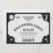 Spirit Board Halloween Party Invitation Kaart (Voorkant)