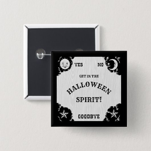 Spirit Board Halloween Pinback Button (Voorkant /achterkant)