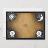 Spirit Board Halloween Spirits Haunting Party Kaart (Achterkant)