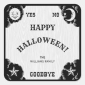 Spirit Board Halloween Sticker (Voorkant)