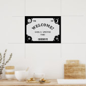 Spirit Board Halloween Welkome Poster (Keuken)