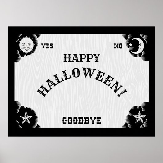 Spirit Board Happy Halloween Poster (Voorkant)