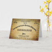 Spirit Board Humor Kaart (Gele Bloem)