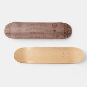 Spirit Board - Occulte magische skateboard (Horizontaal)