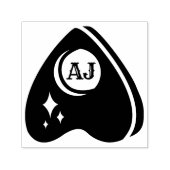 Spirit Board Planchette met Initialen Zelfinktende Stempel (Design)