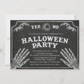 Spirit Board | Uitnodiging van de Halloween-partij (Voorkant)