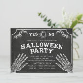 Spirit Board | Uitnodiging van de Halloween-partij (Staand voorkant)