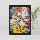 ‘Spirit Board Whispers’ Painting on a Small-Scale  Kaart (Staand voorkant)