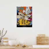 'Spirit Board Whispers' Schilderij op een Poster (Keuken)